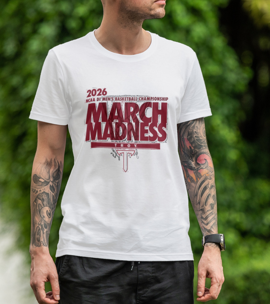 Troy Men's Basketball NCAA 2023 March Madness Championship Tournament T-Shirt