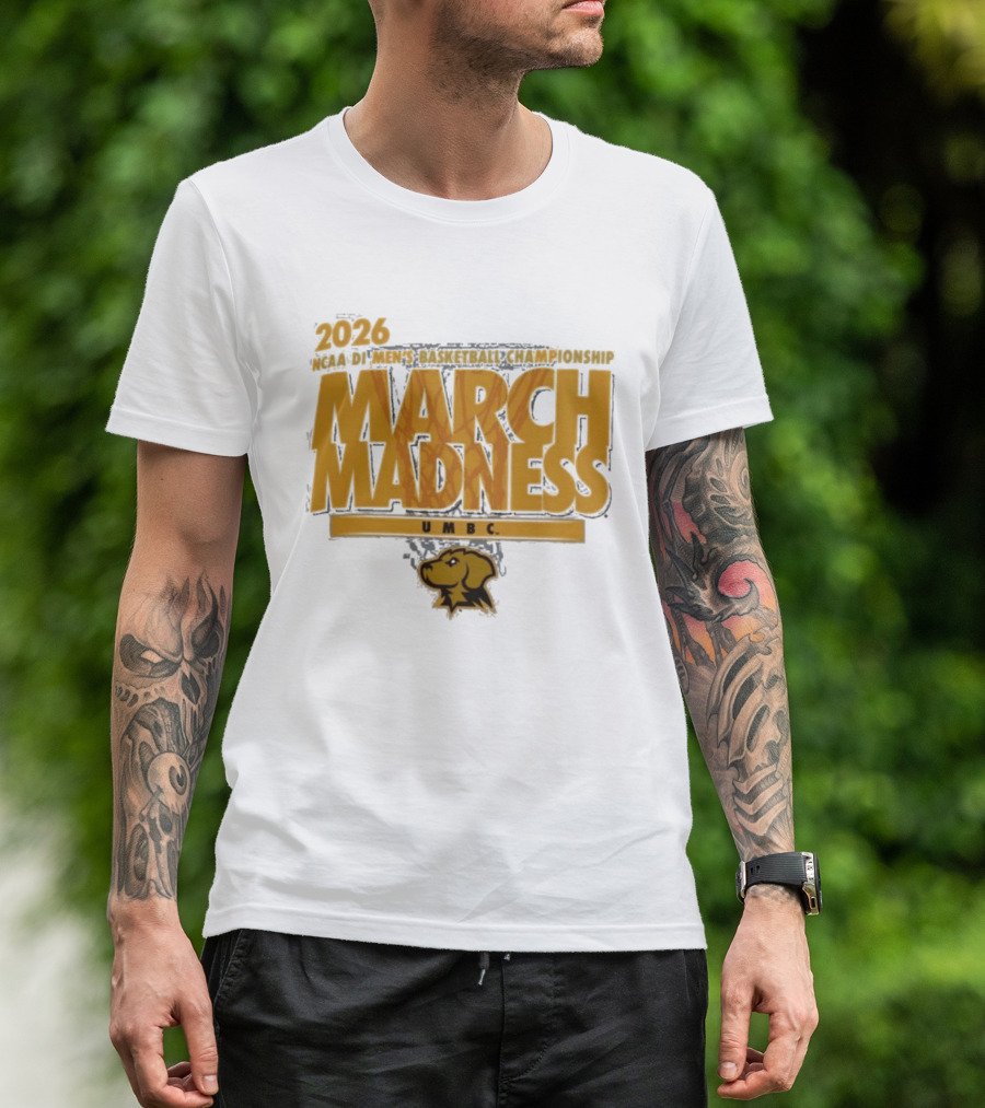 UMBC 2018 Men's Basketball March Madness Retrievers NCAA Tournament Upset Victory T-Shirt