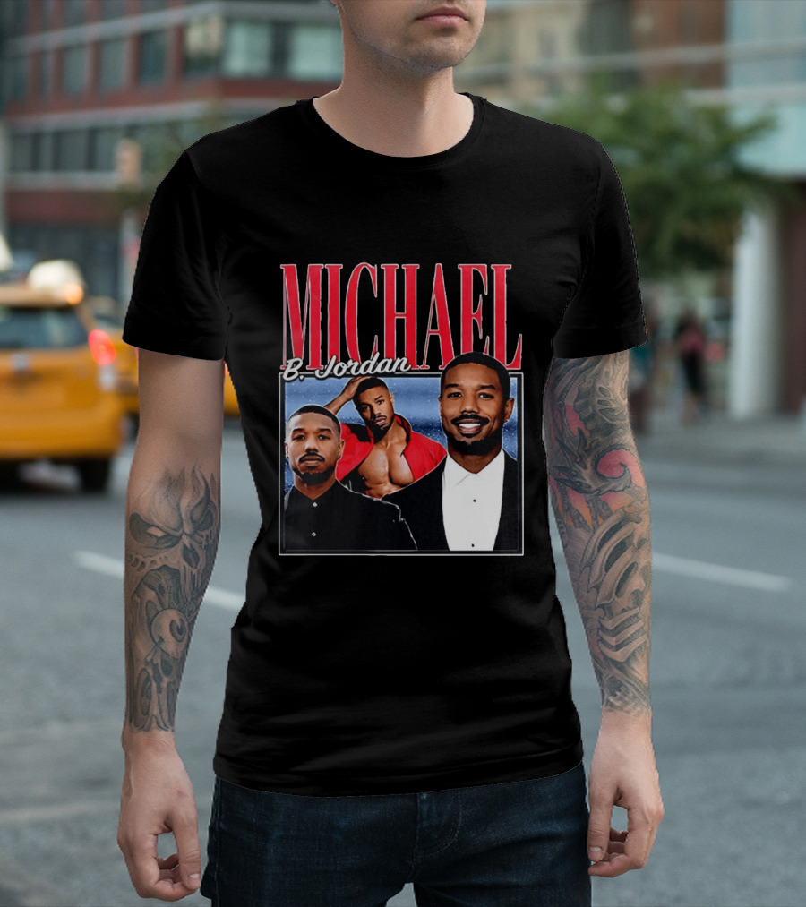 Michael B. Jordan Iconic Style And Charisma T-Shirt
