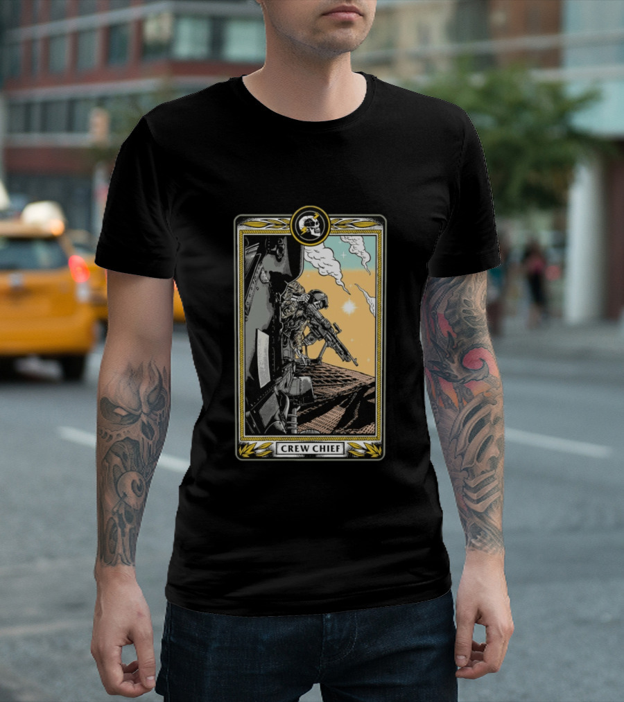 Crew Chief Otx Nation Tactical Helicopter Operator T-Shirt