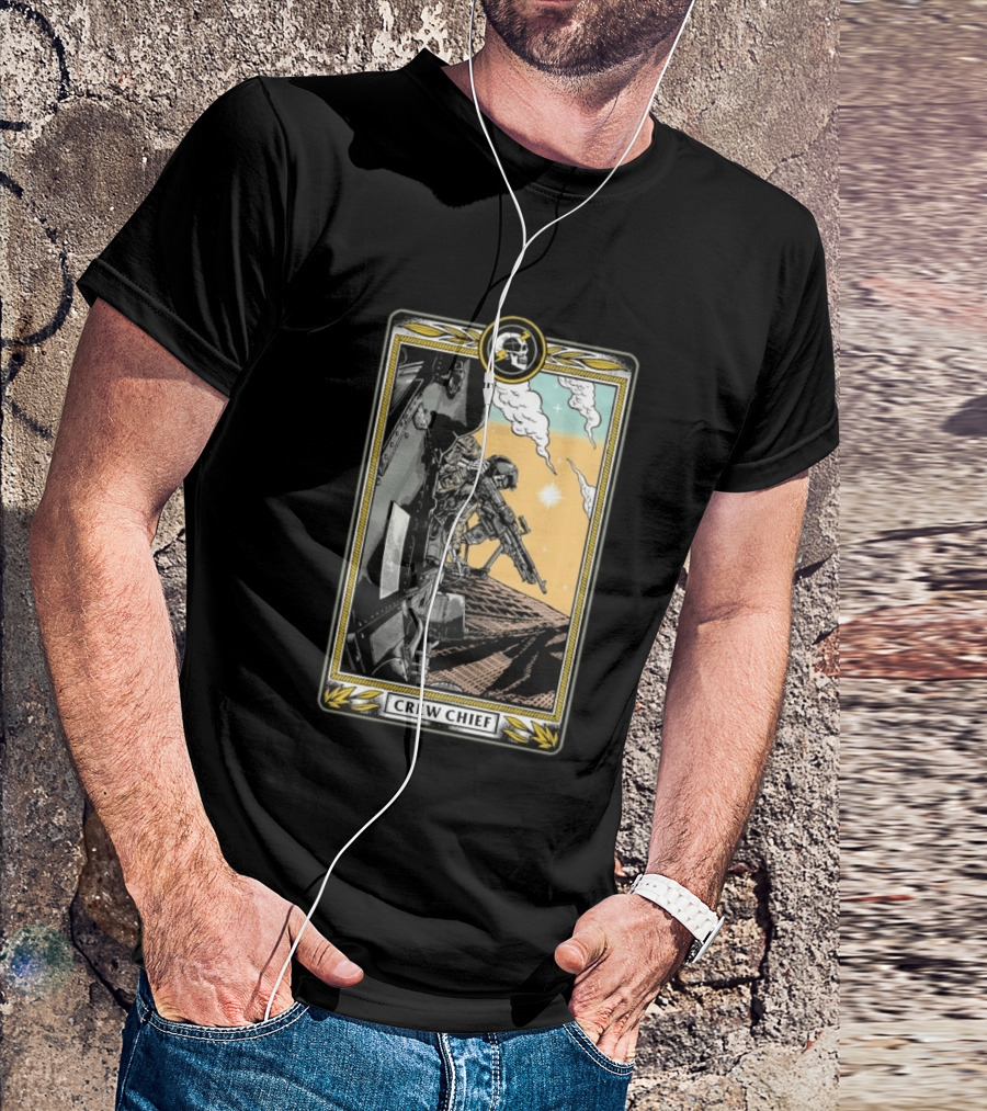 Crew Chief Otx Nation Tactical Helicopter Operator T-Shirt
