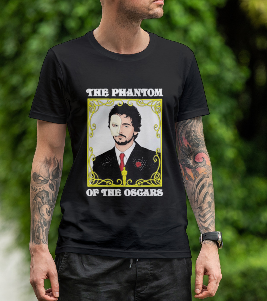 The Phantom Of The Oscars Timothee Chalamet Masked Tuxedo Oscars T-Shirt