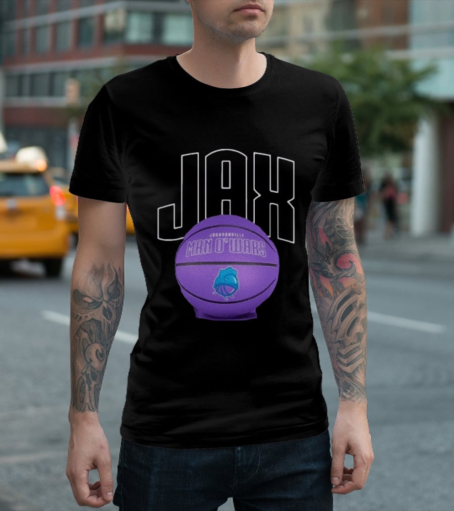 Jacksonville JAX Man O'Wars Basketball Team T-Shirt