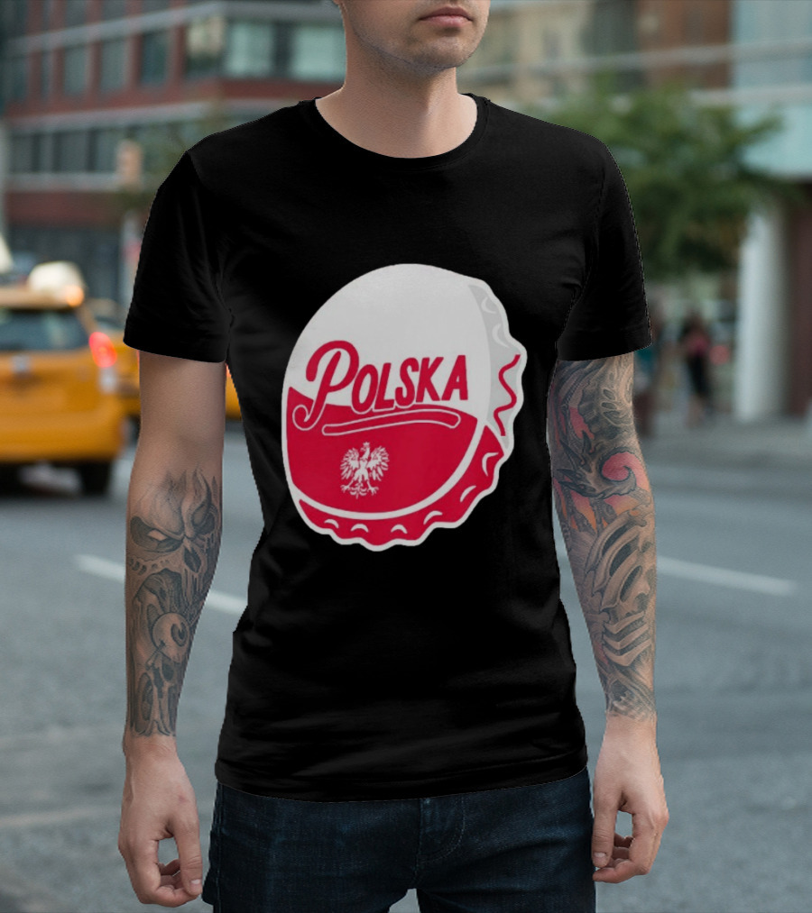 Polska Buffalo Bottle Cap Eagle T-Shirt
