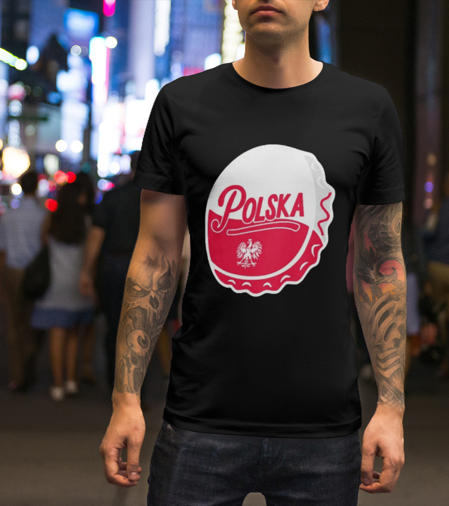 Polska Buffalo Bottle Cap Eagle T-Shirt