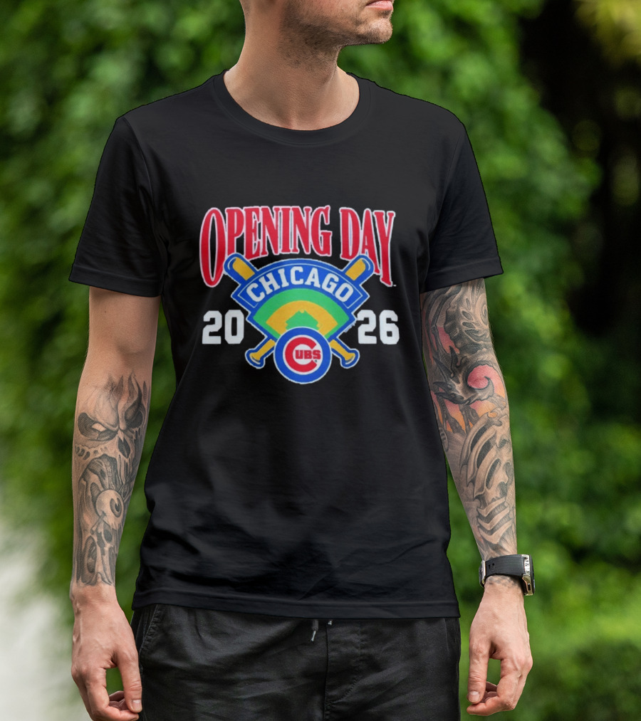 Chicago Cubs 2026 MLB Opening Day T-Shirt