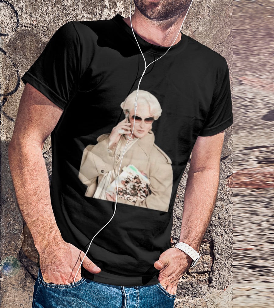 Miranda Priestly Iconic Fashion Boss With Sunglasses And Phone T-Shirt