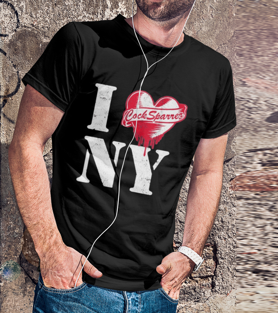 I Love NY Cock Sparrer Heart Design 2026 Concert Tour New York T-Shirt