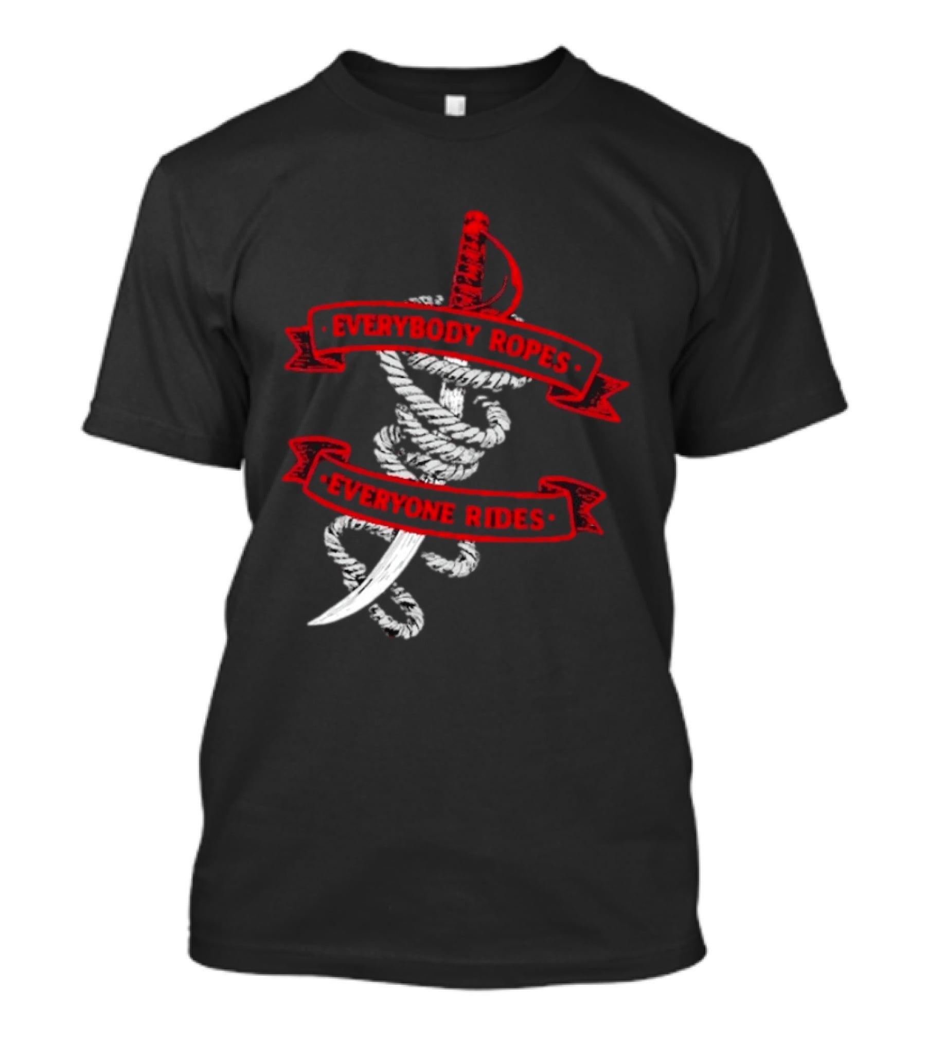 Everybody Ropes Everyone Rides Buffalo Sabres Rope Sword T-Shirt