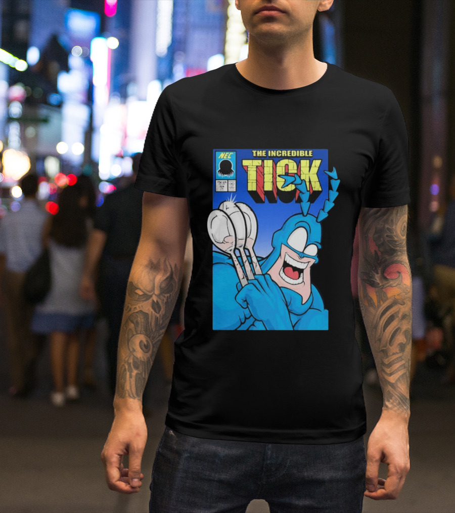 The Incredible Tick Spoon NEC Comic 324 T-Shirt