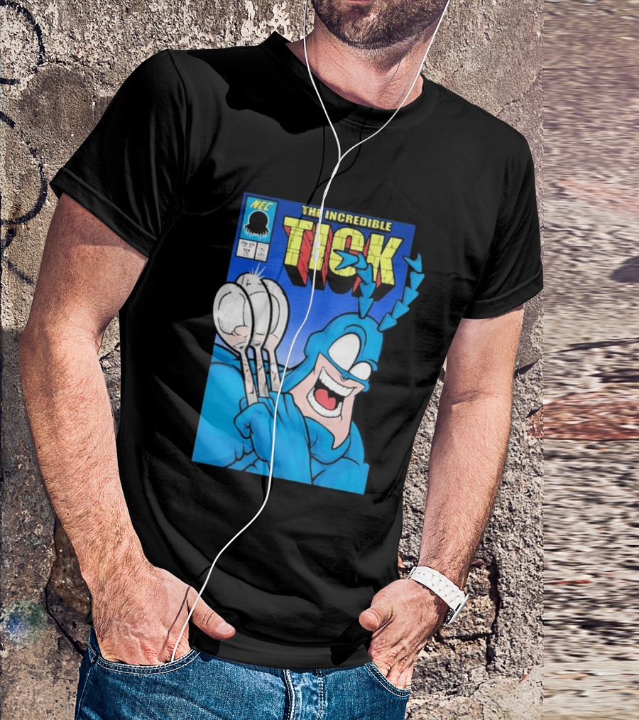 The Incredible Tick Spoon NEC Comic 324 T-Shirt