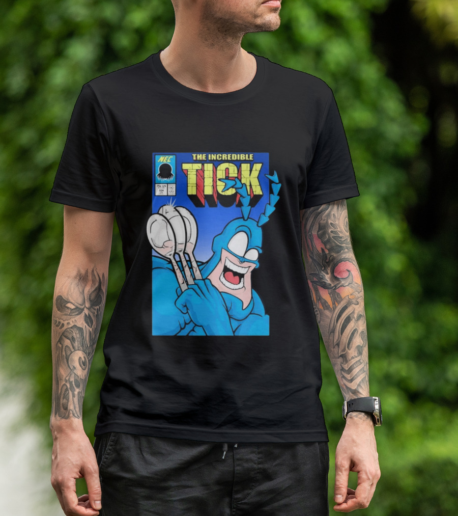 The Incredible Tick Spoon NEC Comic 324 T-Shirt