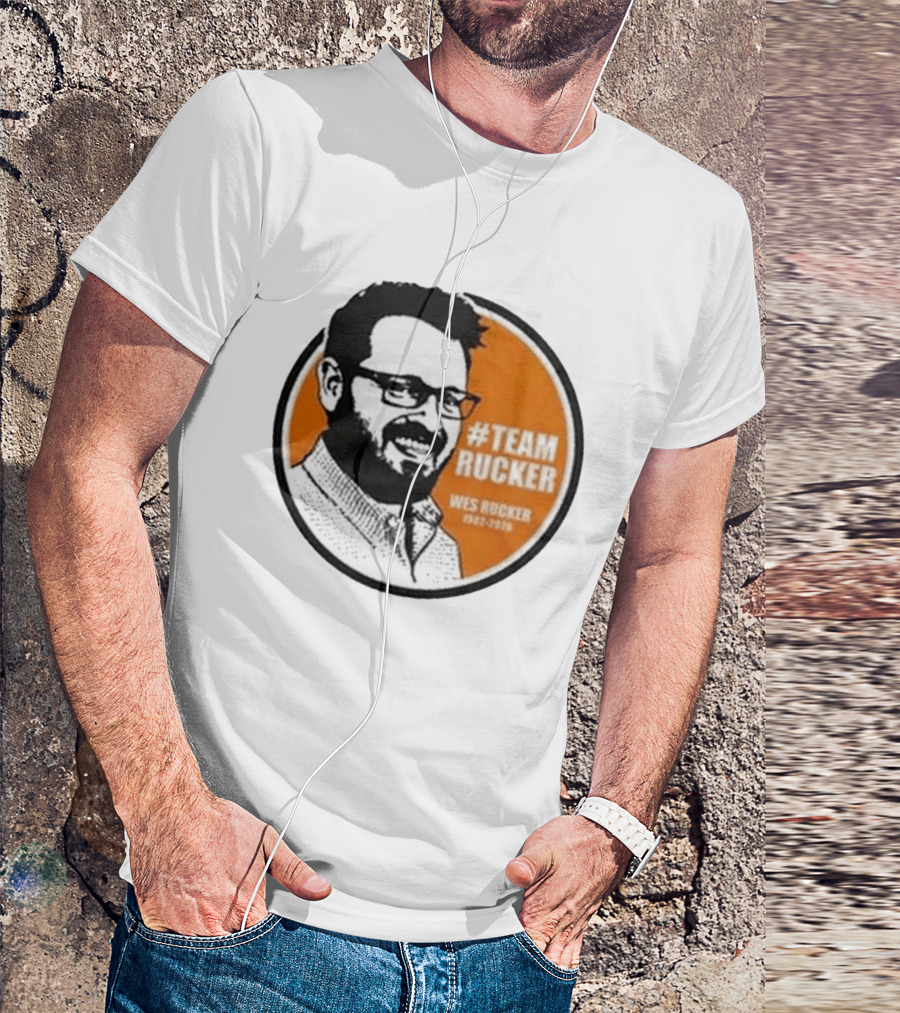 Tennessee Volunteers #TeamRucker Wes Rucker 1982 2019 T-Shirt