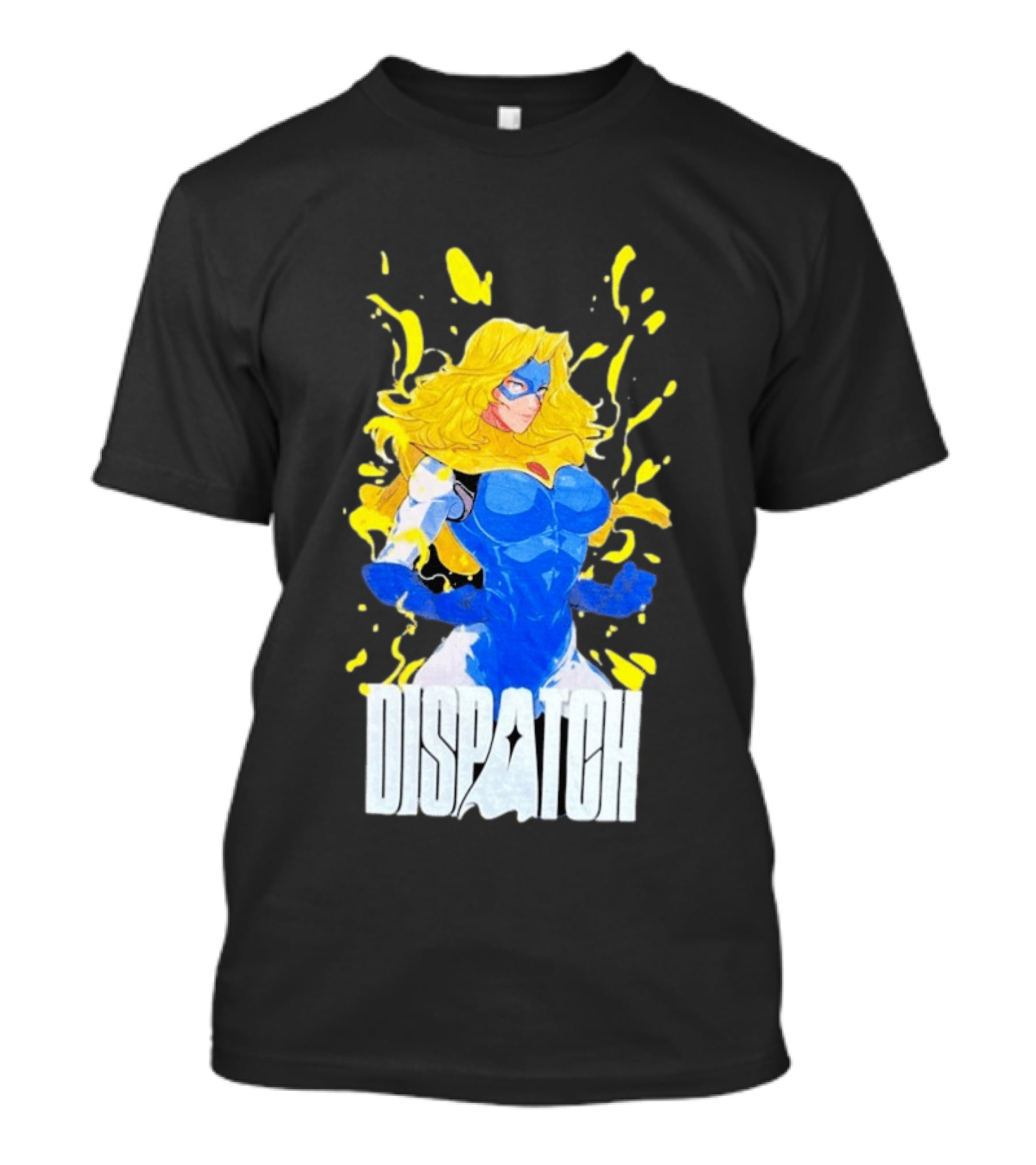 Dispatch Blonde Blue Heroic Character Blazer T-Shirt