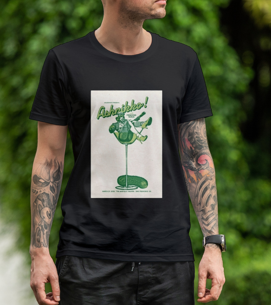 Ashnikko Princess Nokia The Warfield Theatre San Francisco March 21 2026 T-Shirt