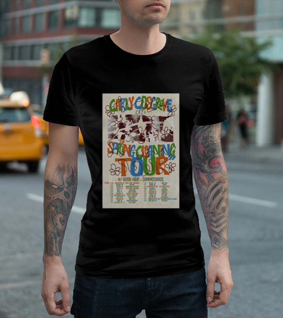 Carly Cosgrove 2026 The Spring Cleaning Tour Leisure Hour Summerbruise T-Shirt