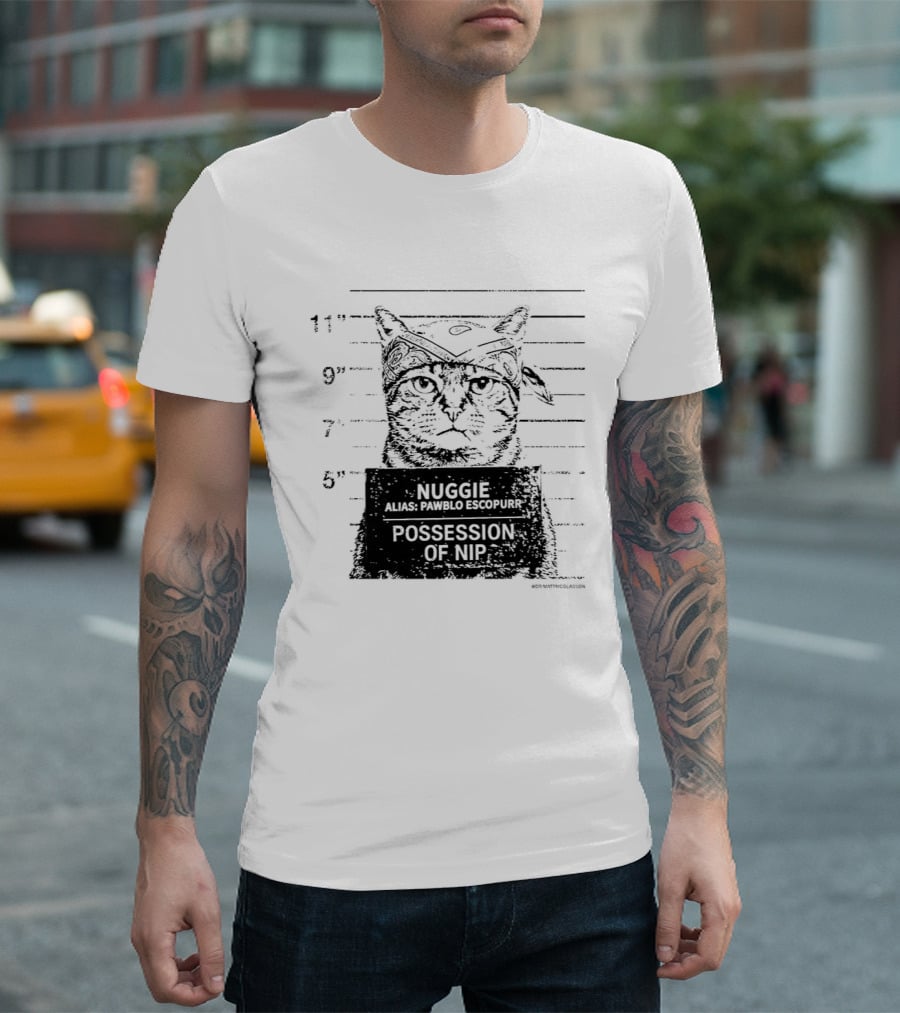 Pawblo Escopurr Cat Nuggie Possession Of Nip Shot T-Shirt
