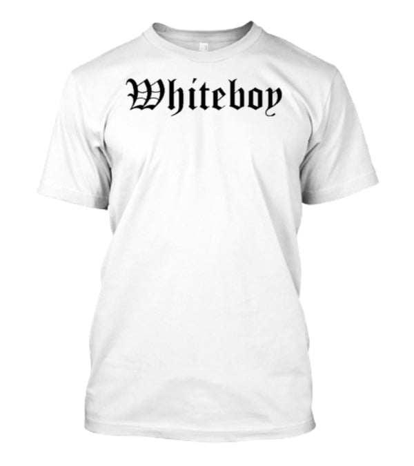 Hang Over Gang Whiteboy Bold Gothic T-Shirt