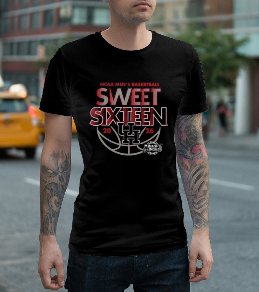 NCAA Men's Basketball UH Sweet Sixteen 2026 March Madness T-Shirt