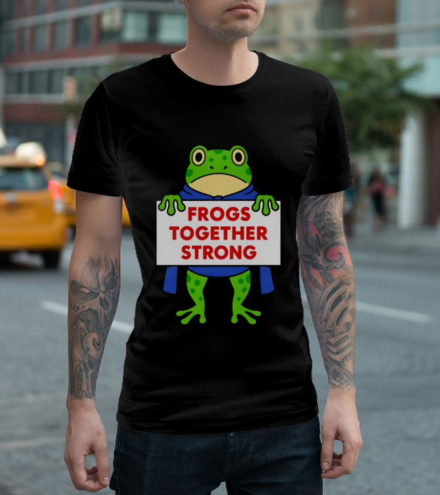 Frogs Together Strong Portland Newsom T-Shirt