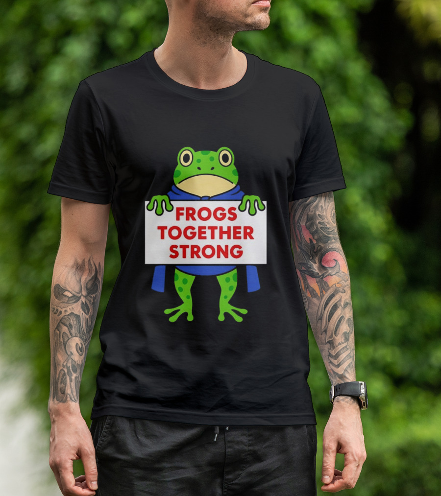Frogs Together Strong Portland Newsom T-Shirt