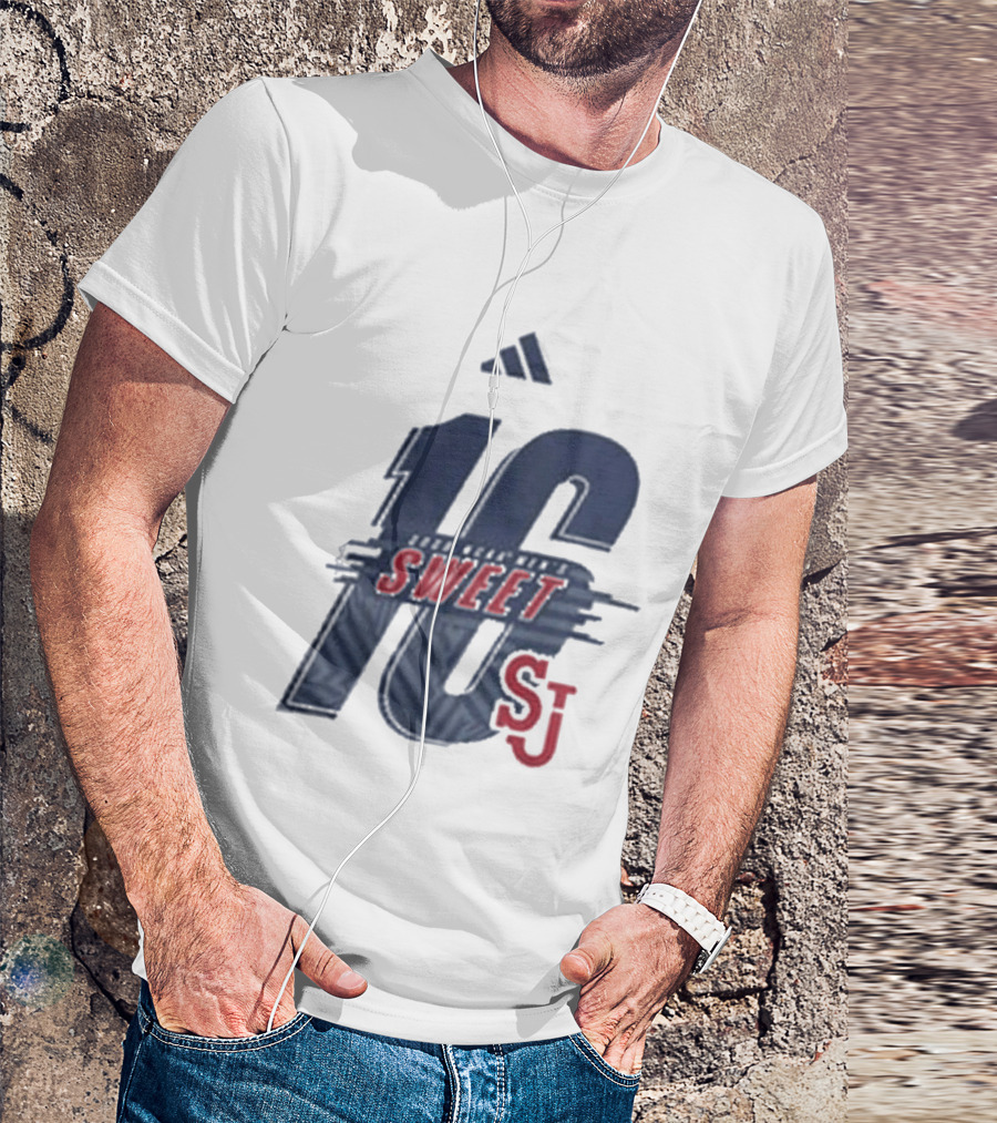 St. John's University Men's Basketball Sweet 16 SJ 2026 T-Shirt