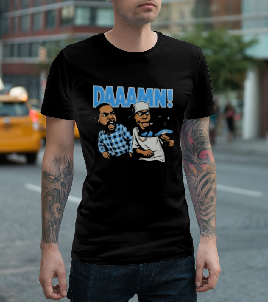 University Blue Daaamn Chris Smokey Comedy Movie Scene T-Shirt