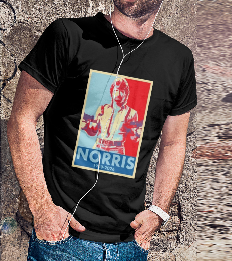 Norris 1940 2026 Retro Tribute With Dual Pistols T-Shirt