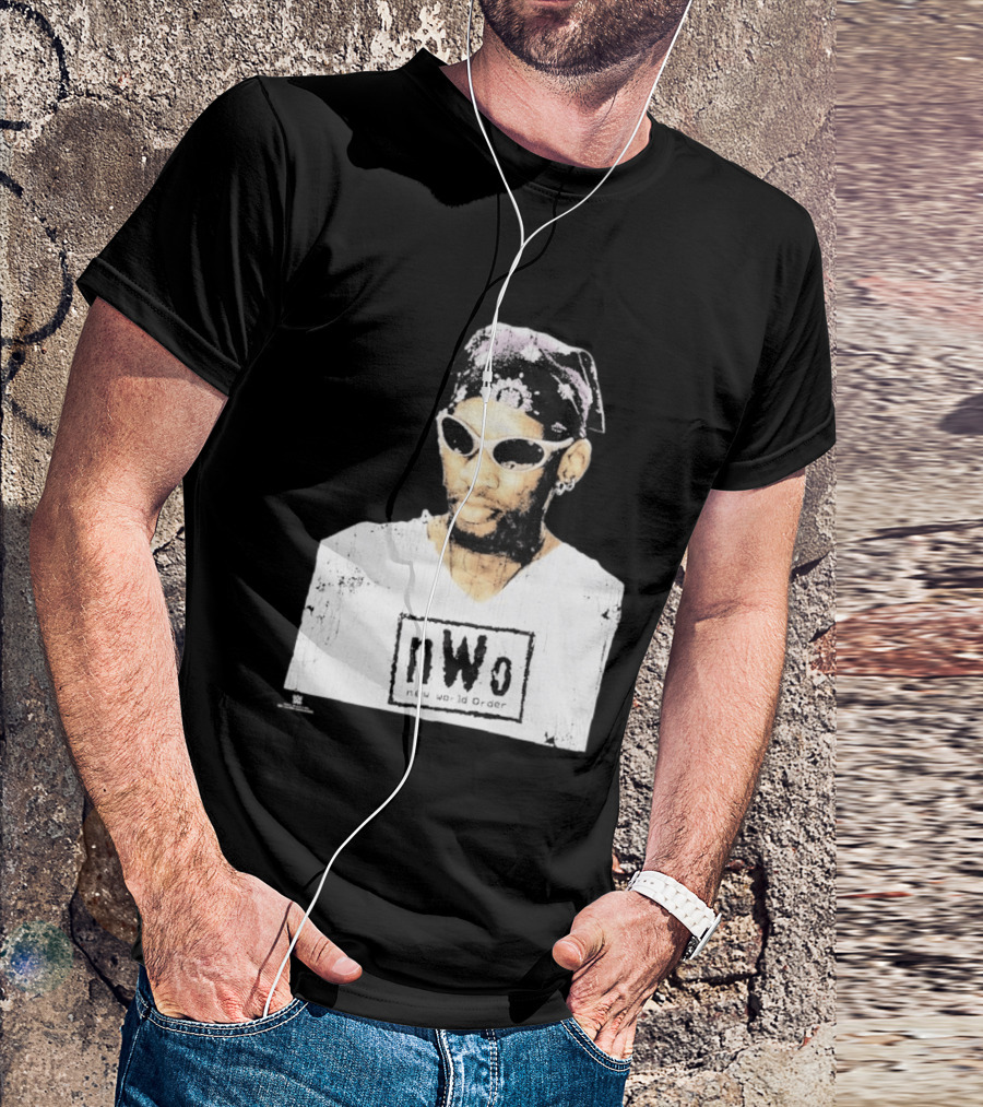 Dennis Rodman NWO New World Order Snow Wash T-Shirt