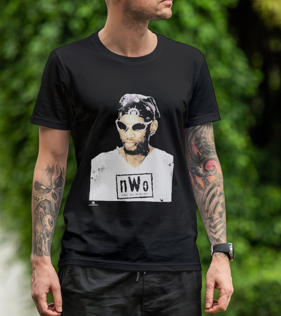 Dennis Rodman NWO New World Order Snow Wash T-Shirt