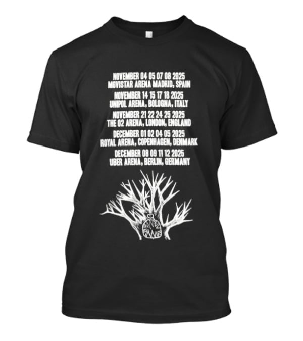 Radiohead 2025 Tour Living In Cloud Cuckoo Land Cactus Tree T-Shirt