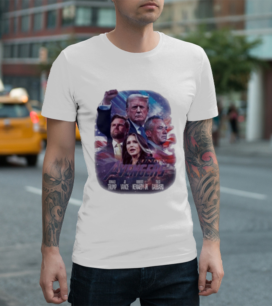 Unity Avengers Trump Vance Kennedy Jr Tulsi Gabbard T-Shirt