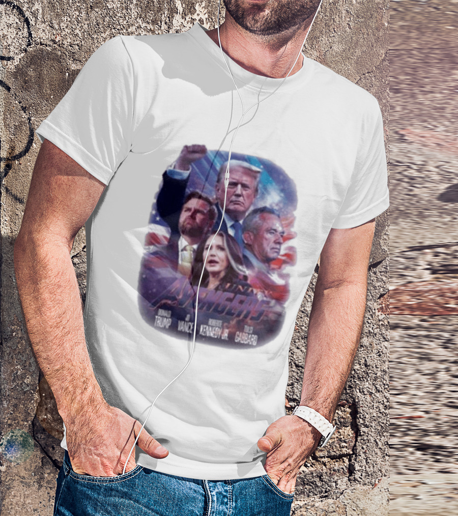 Unity Avengers Trump Vance Kennedy Jr Tulsi Gabbard T-Shirt