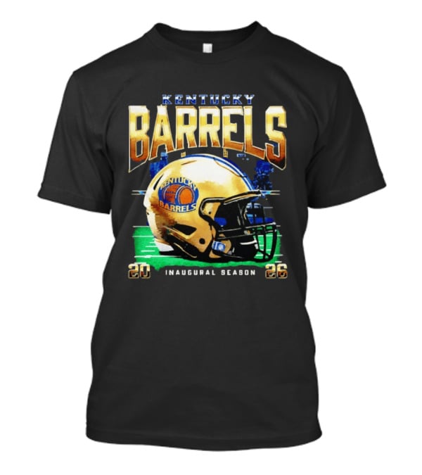 Kentucky Barrels 2026 Inaugural Season Helmet T-Shirt
