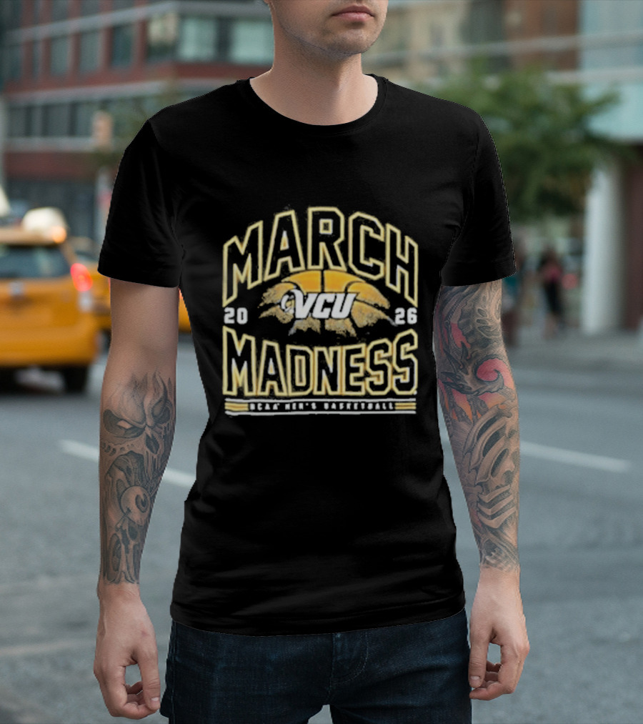 VCU Rams 2026 March Madness NCAA Men's Basketball Tournament T-Shirt