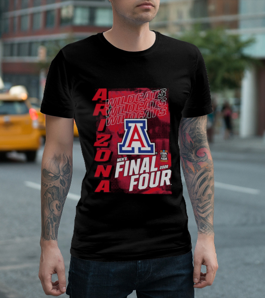 Arizona Wildcats 2026 Men's NCAA Final Four Basketball Tournament T-Shirt