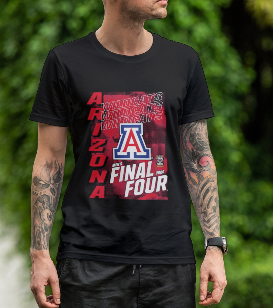 Arizona Wildcats 2026 Men's NCAA Final Four Basketball Tournament T-Shirt