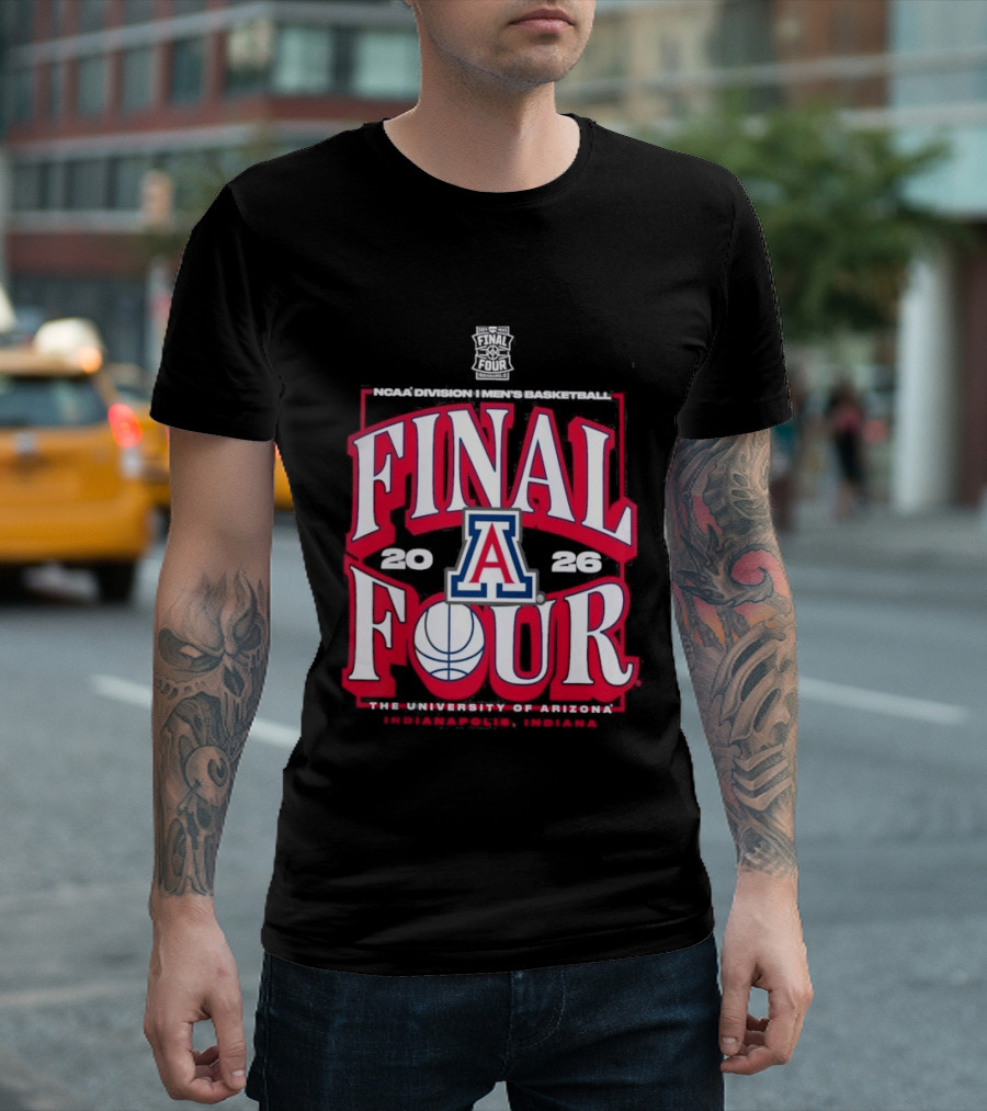 Arizona Wildcats 2026 NCAA Final Four March Madness Basketball Tournament University Of Arizona T-Shirt