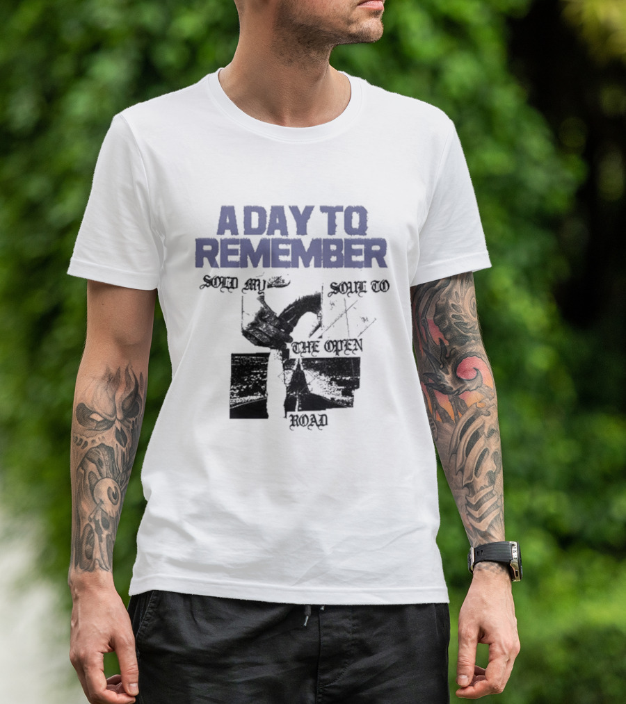 A Day To Remember Downfall Speak Of The Devil Tour 2009 Outline Alive God T-Shirt