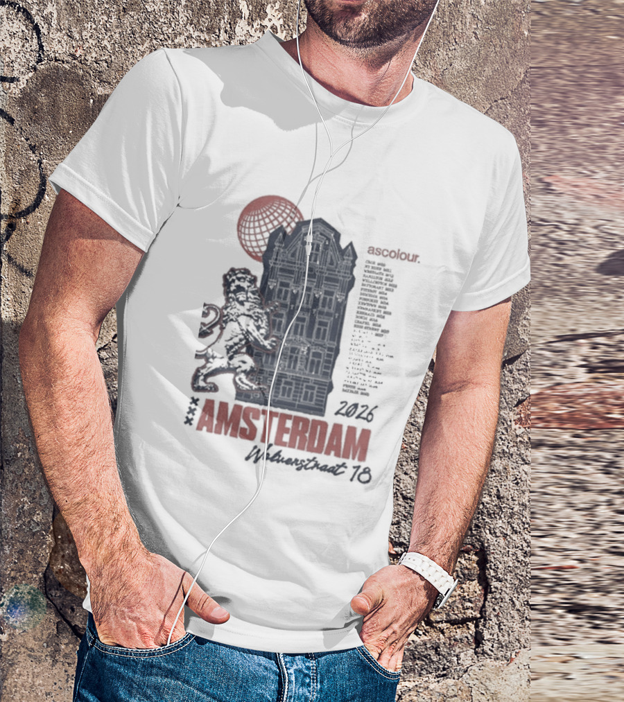 As Colour Amsterdam Opening 2016 Event Lion Element Festival Listing T-Shirt