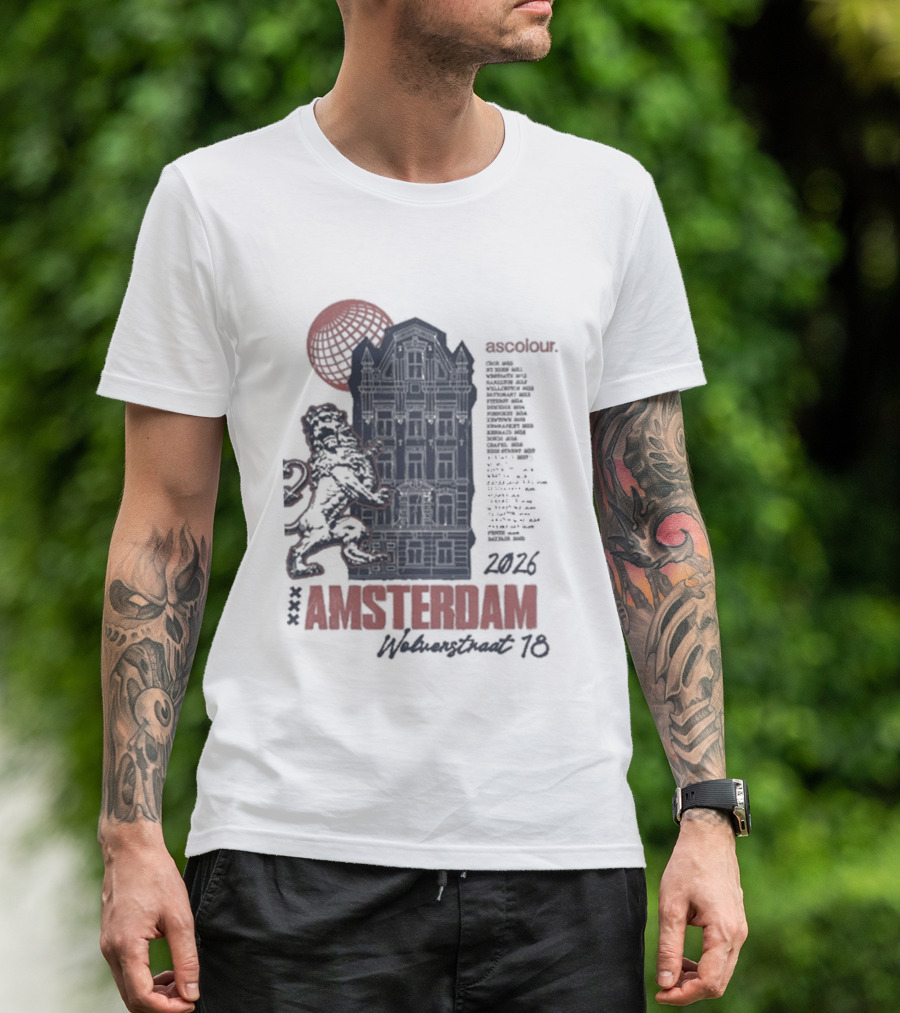 As Colour Amsterdam Opening 2016 Event Lion Element Festival Listing T-Shirt