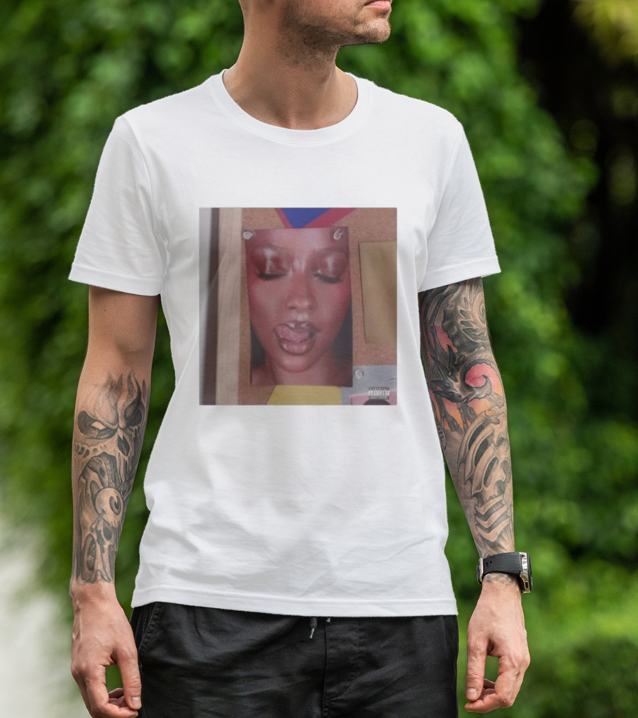 Candy Justine Skye Album Artwork With Portrait And Corkboard Accents T-Shirt