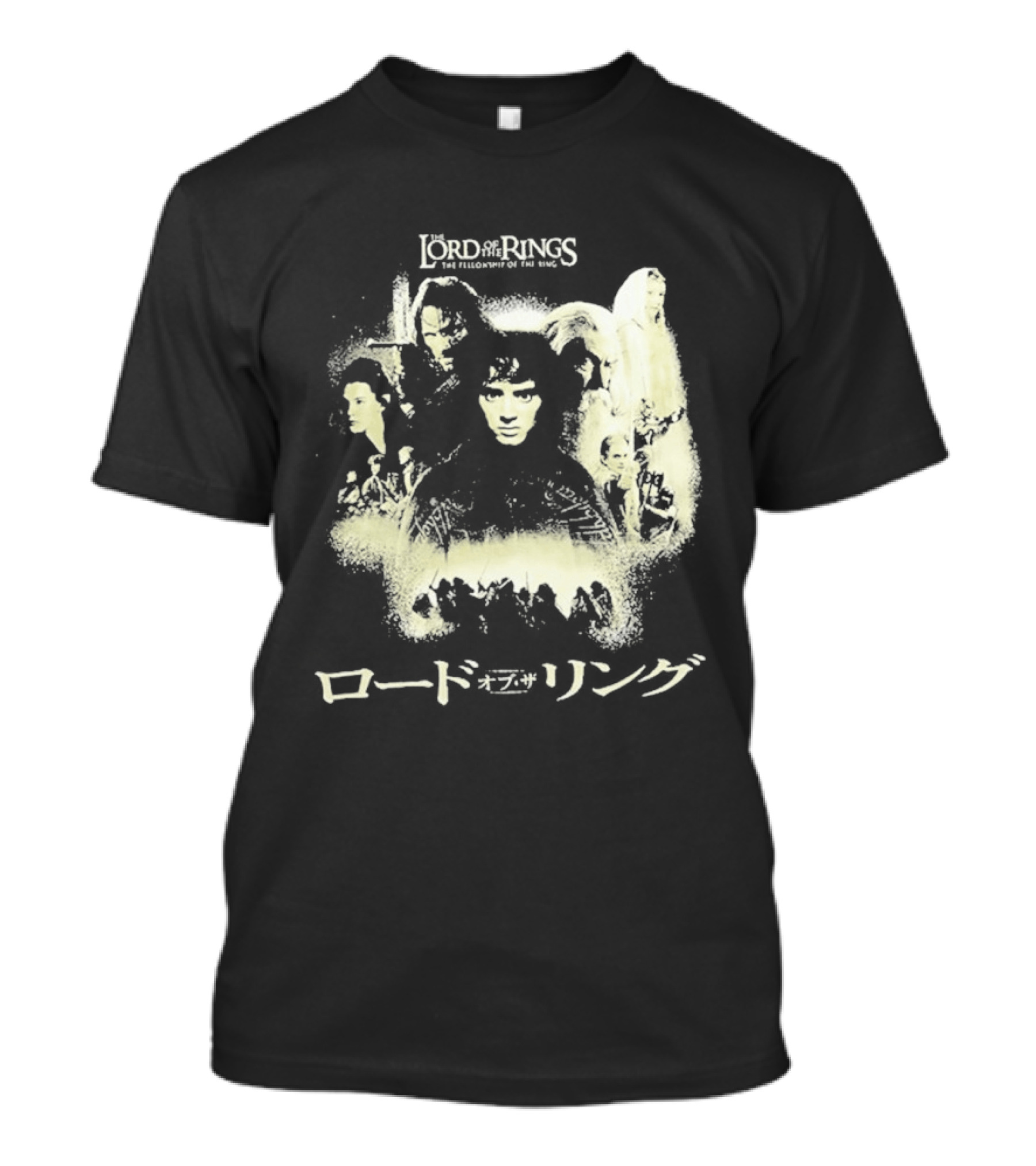 The Lord Of The Rings Fellowship Of The Ring Characters Japanese T-Shirt