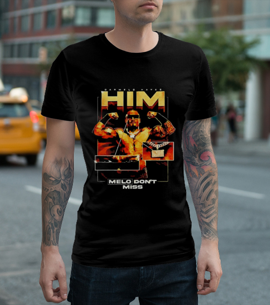 Carmelo Hayes HIM Melo Don't Miss WWE Champion T-Shirt
