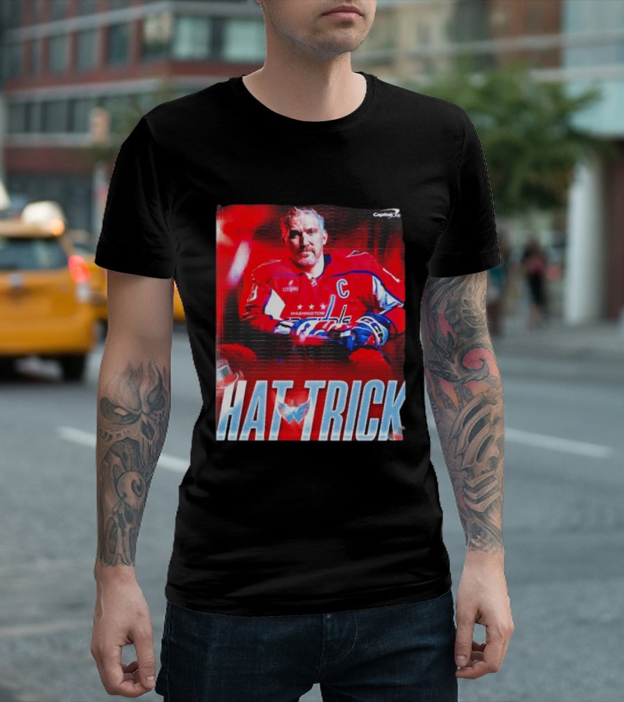 Alexander Ovechkin Washington Capitals Hat Trick Visionary Leadership T-Shirt