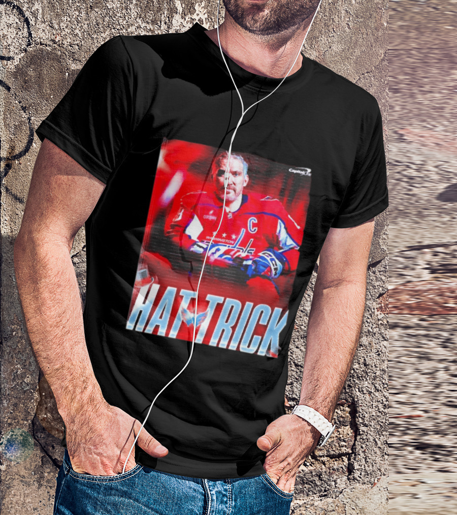 Alexander Ovechkin Washington Capitals Hat Trick Visionary Leadership T-Shirt