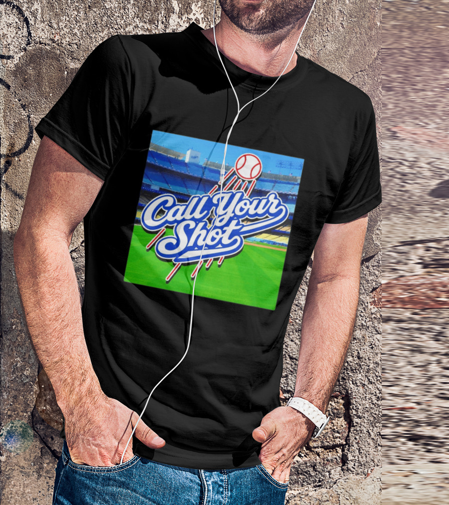 Call Your Shot Los Angeles Dodgers Stadium Baseball T-Shirt