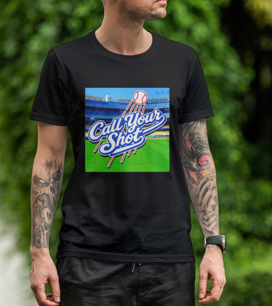 Call Your Shot Los Angeles Dodgers Stadium Baseball T-Shirt