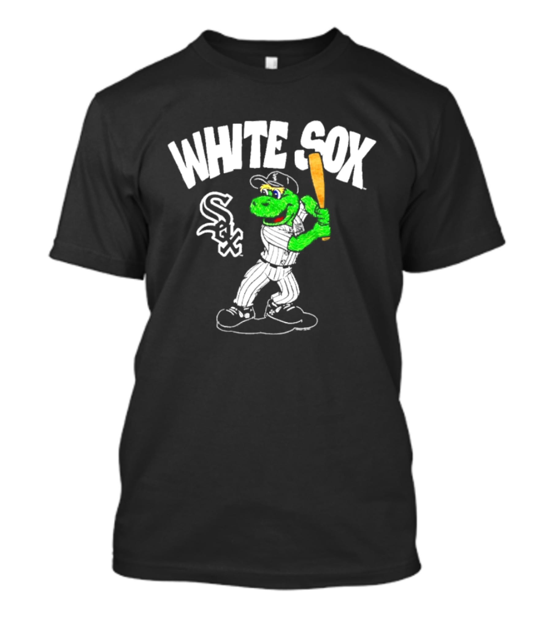 Chicago White Sox Southpaw Mascot Batting Baseball Team T-Shirt
