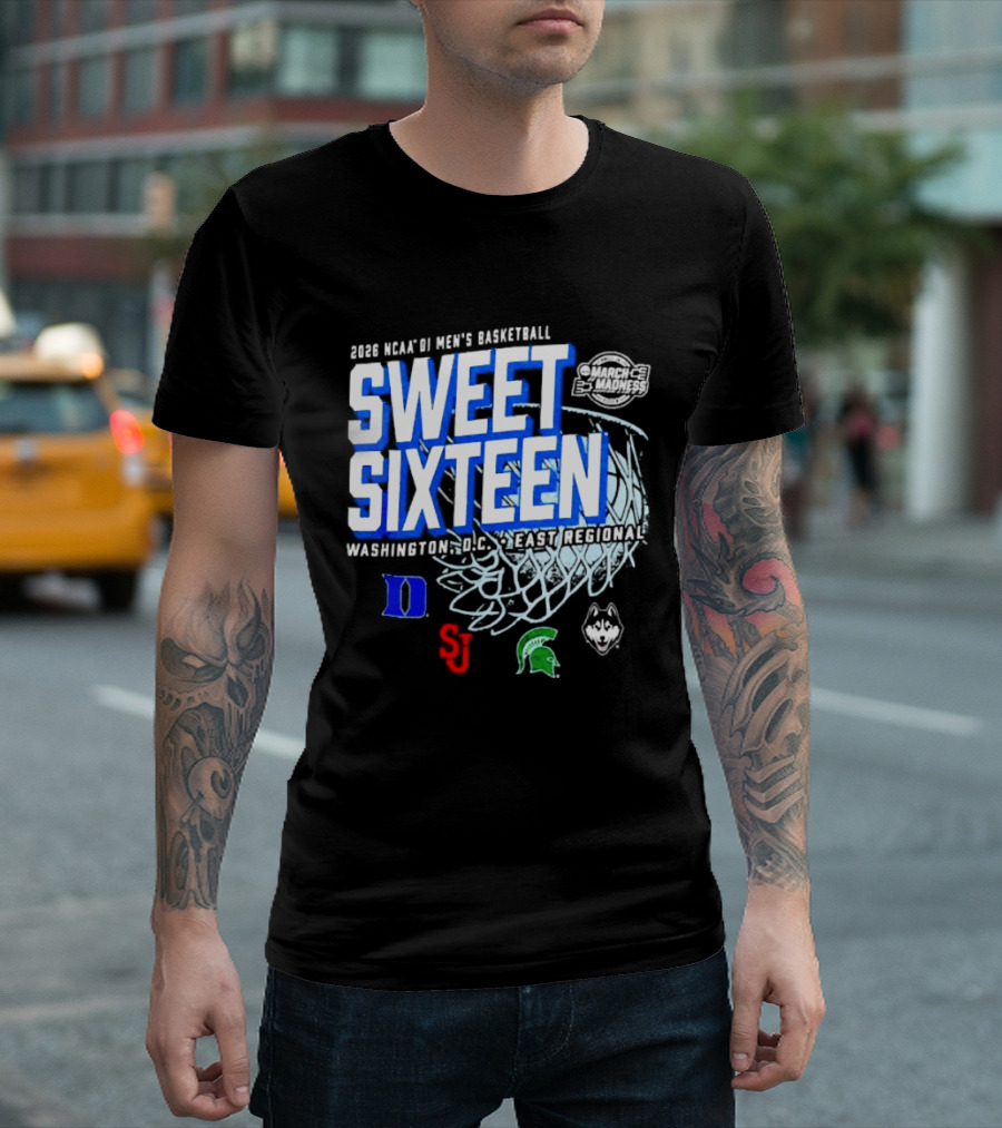 2026 NCAA Men's Basketball Sweet Sixteen Washington DC East Regional March Madness T-Shirt